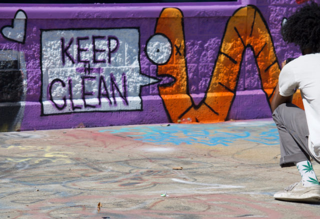 Keep It Clean mural 