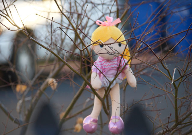 Doll in a tree