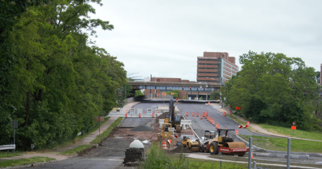 Park Terrace and Sigourney Street construction project